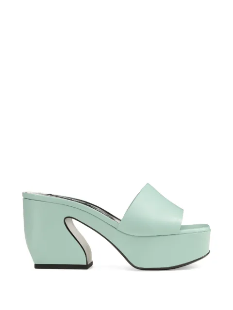 Sergio Rossi platform leather sandals