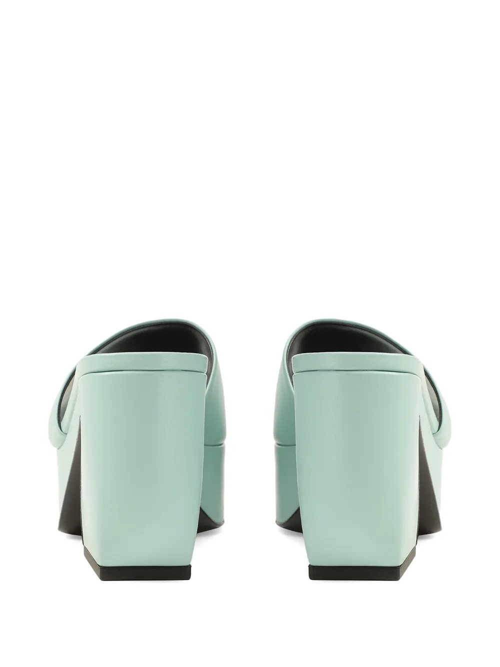 Sergio Rossi Sandalen met plateauzool Groen