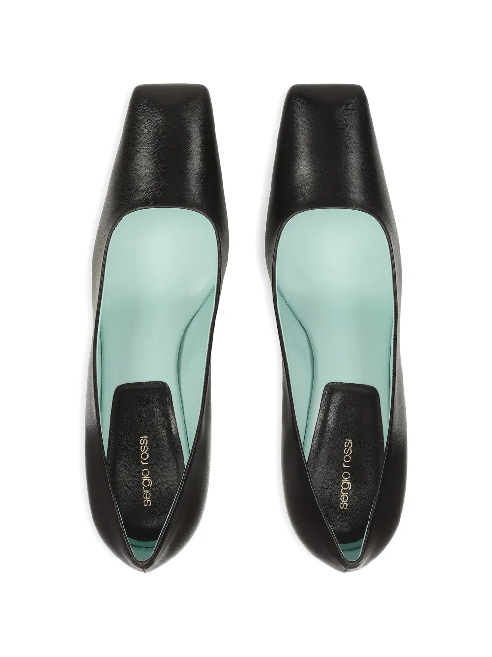 Sergio Rossi Sculpt leren pumps Zwart