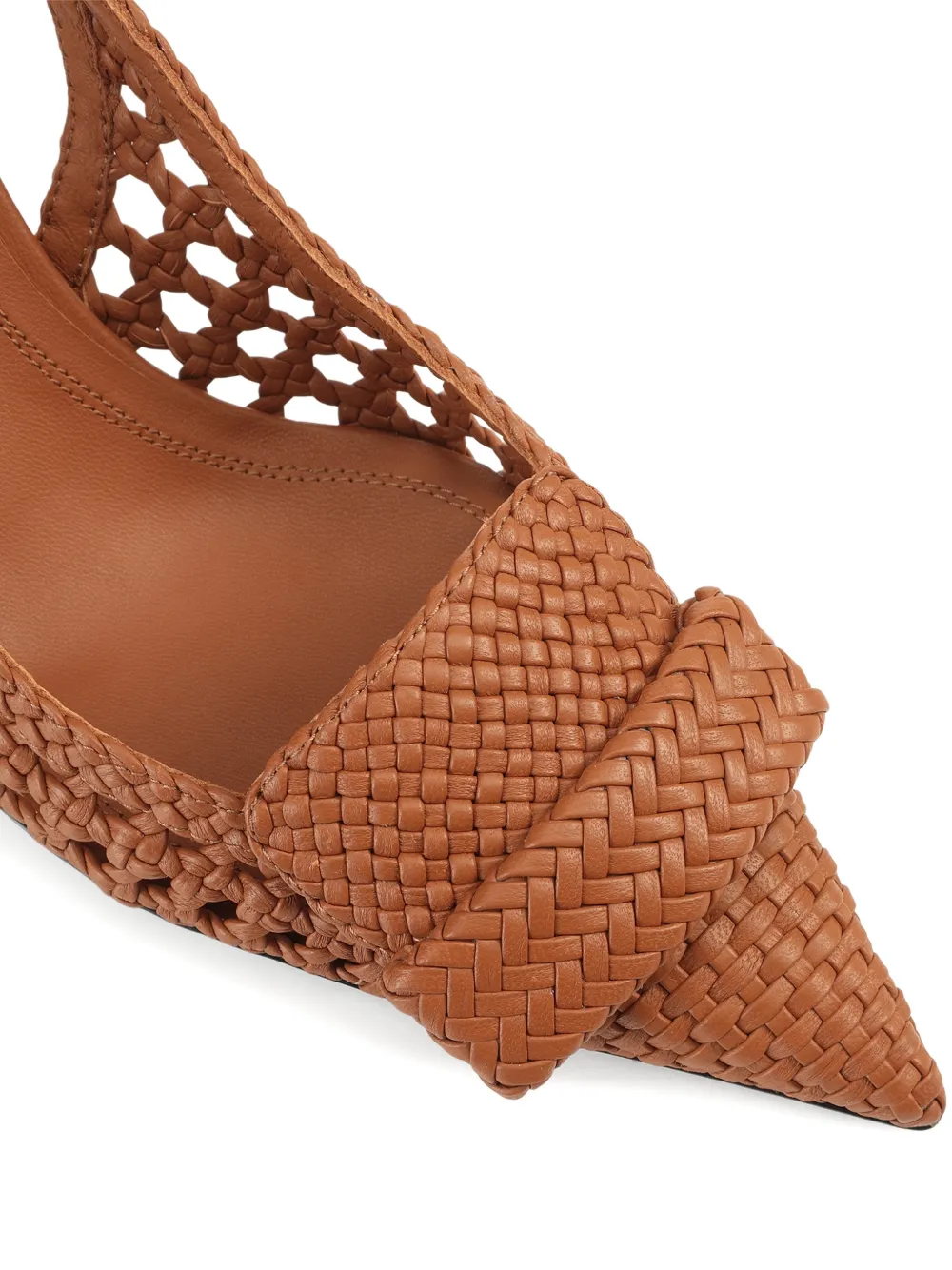 Sergio Rossi Sr1 gevlochten pumps Bruin