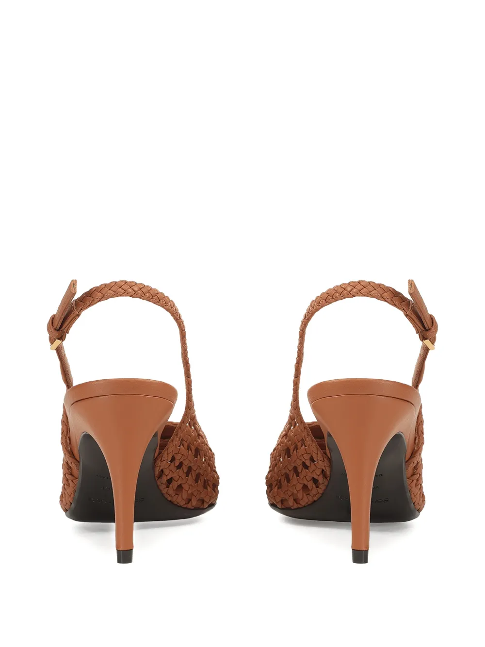 Sergio Rossi Sr1 gevlochten pumps Bruin