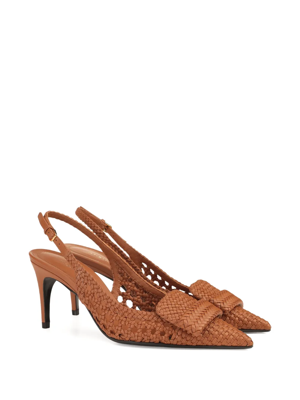 Sergio Rossi Sr1 gevlochten pumps Bruin