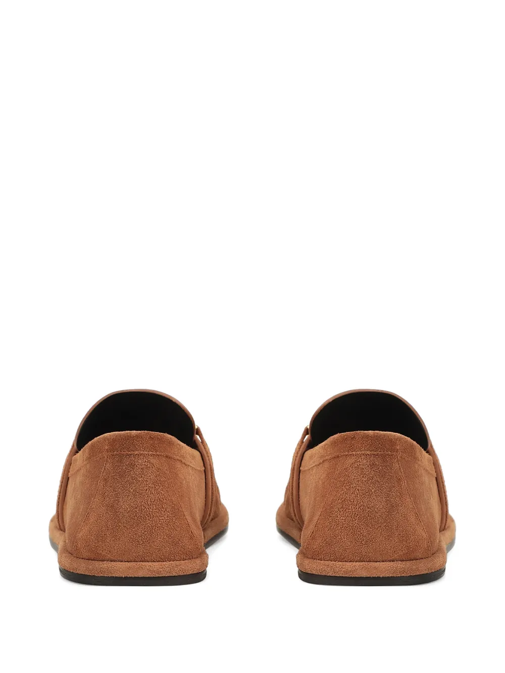Sergio Rossi Bitt loafers met logoplakkaat Bruin