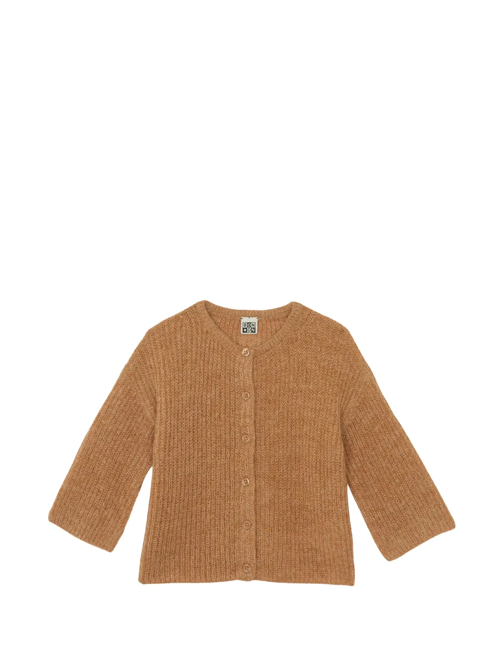 Bonton button cardigan - Marrone