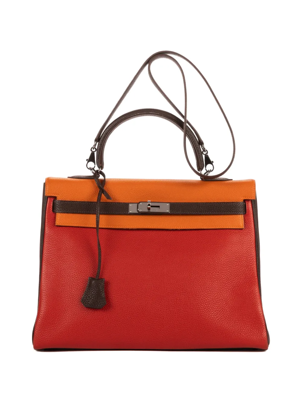 Hermès Pre-Owned Borsa a mano Kelly II Retourne 32 - Rosso