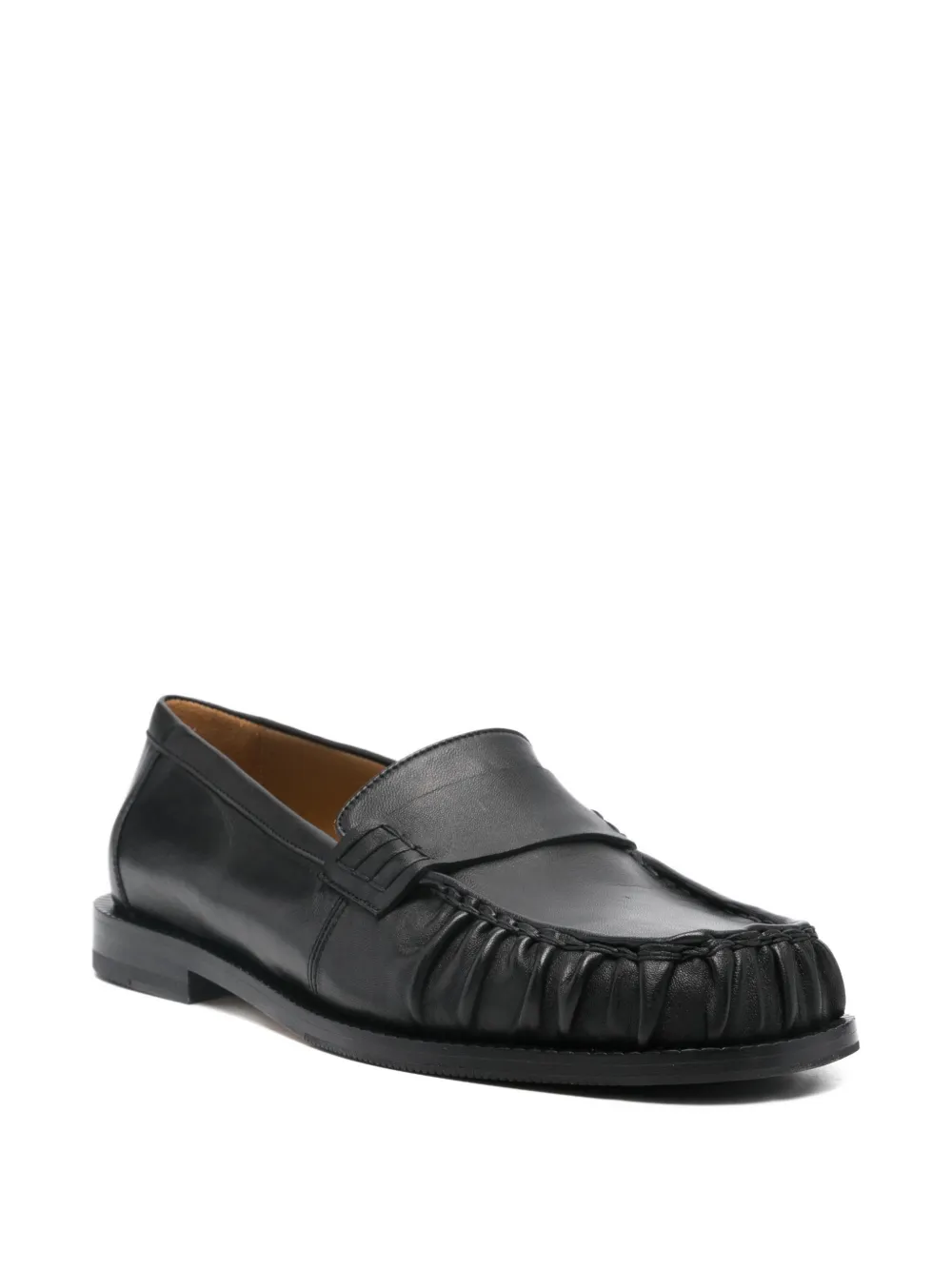 Magliano Leren loafers Zwart