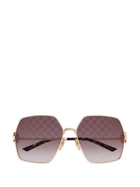 Gucci Eyewear lentes de sol con armazón geométrica