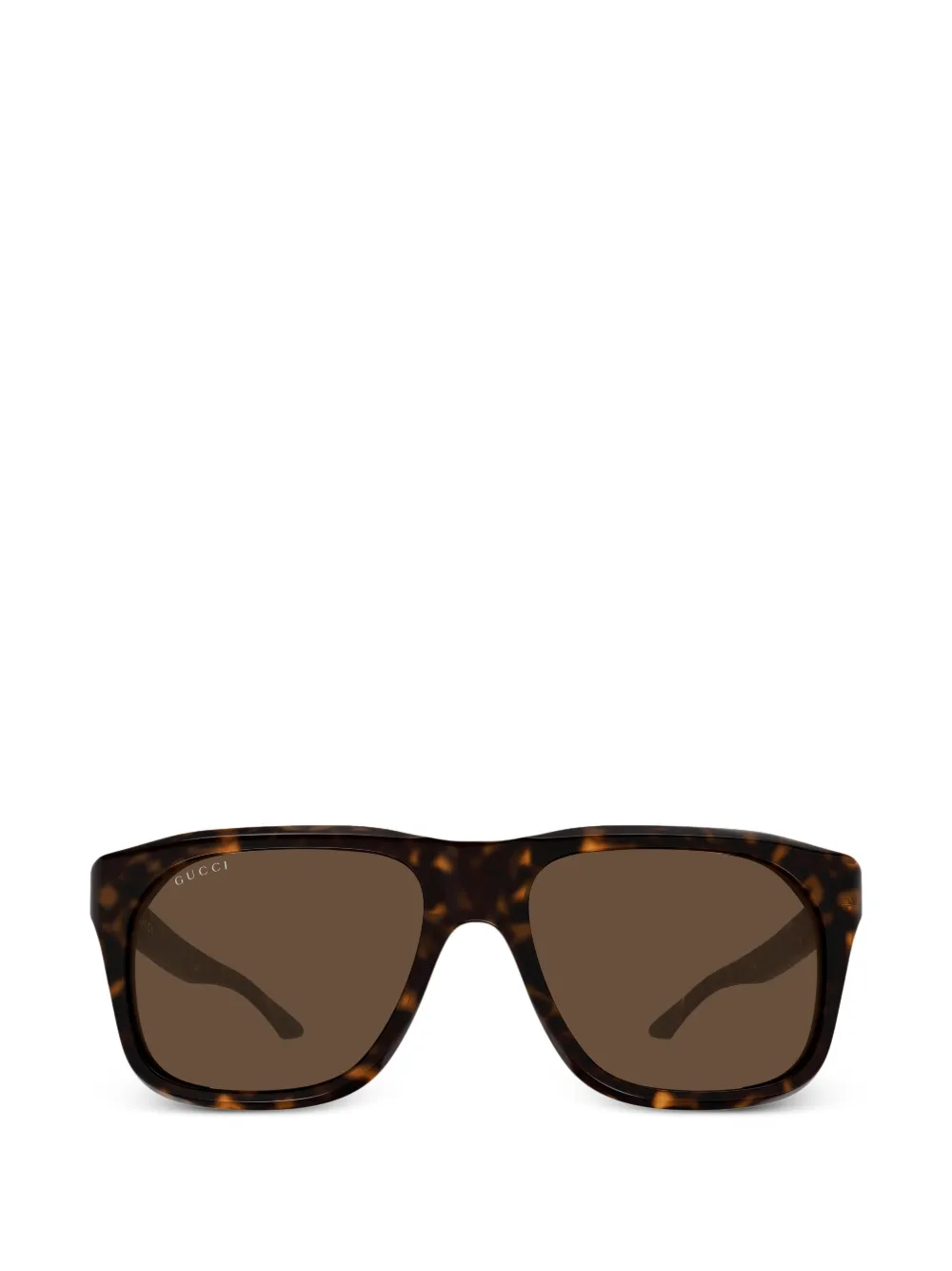 Gucci Eyewear geometric-frame sunglasses - Marrone