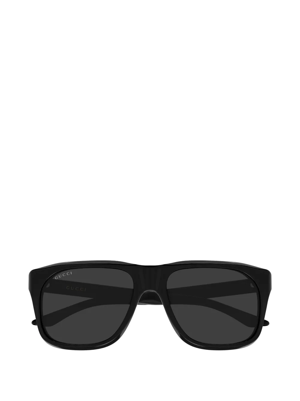 Gucci Eyewear logo rectangle-frame sunglasses - Nero