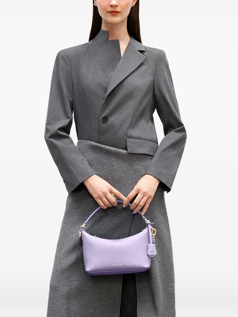  Maison De Sabré Small Leather Soft Tote Bag - Purple 