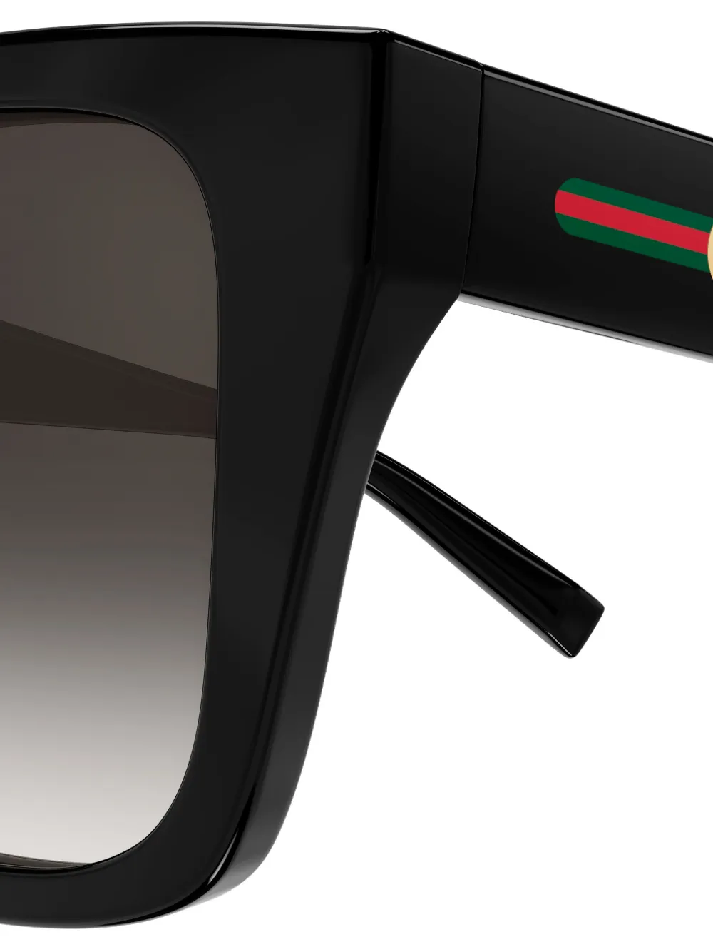 Gucci Eyewear Geometrische zonnebril Zwart