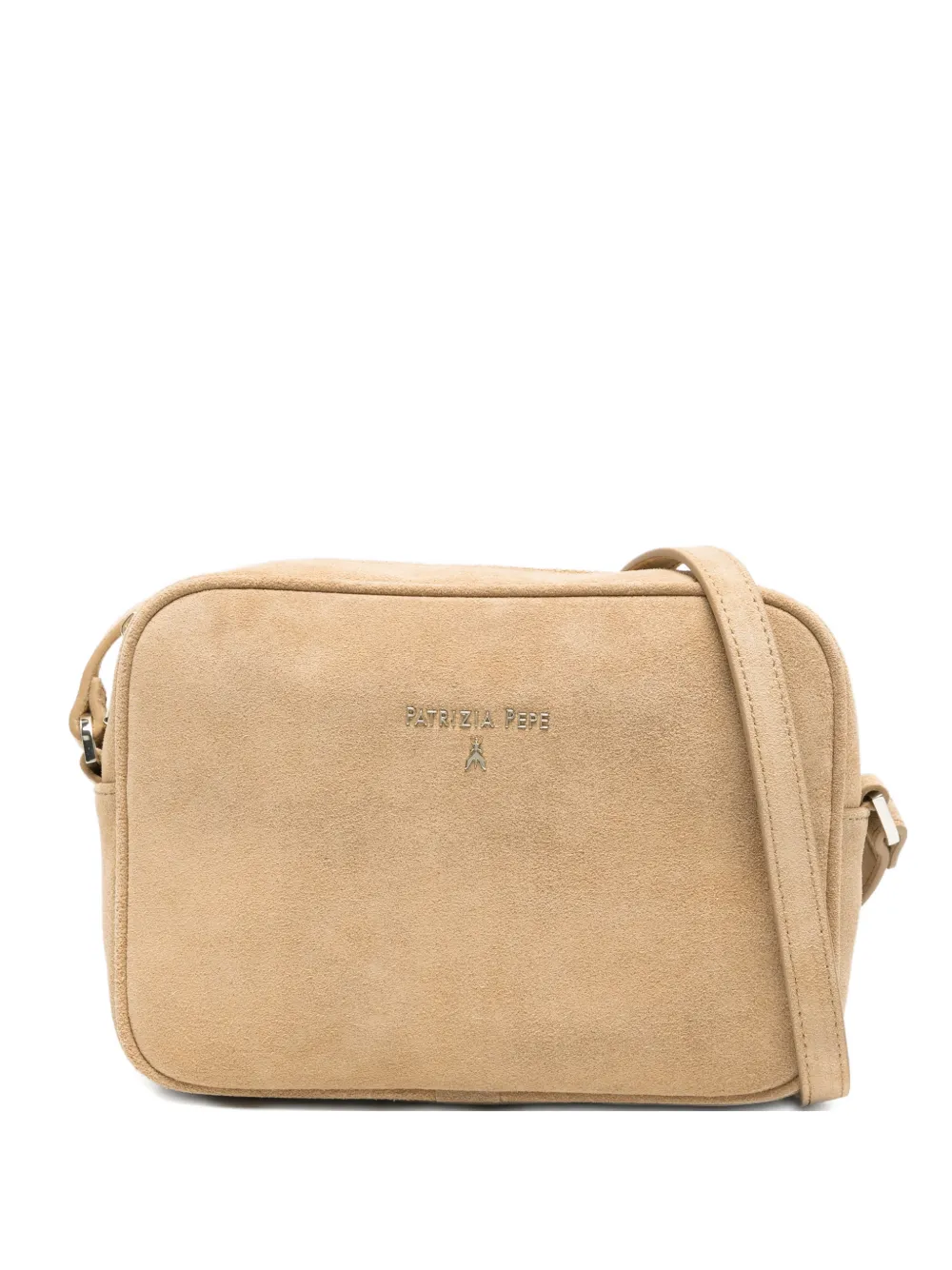 Patrizia Pepe logo-detail shoulder bag - Toni neutri