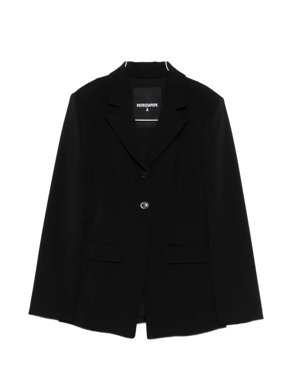 Patrizia Pepe notched-lapels blazer - Nero