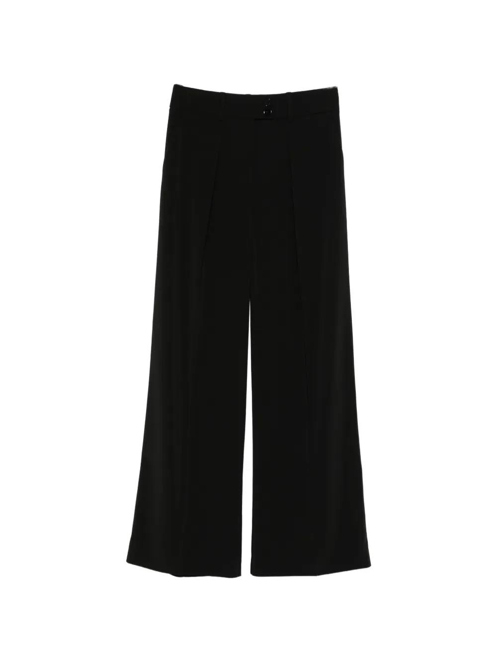 Patrizia Pepe button pleated trousers - Nero