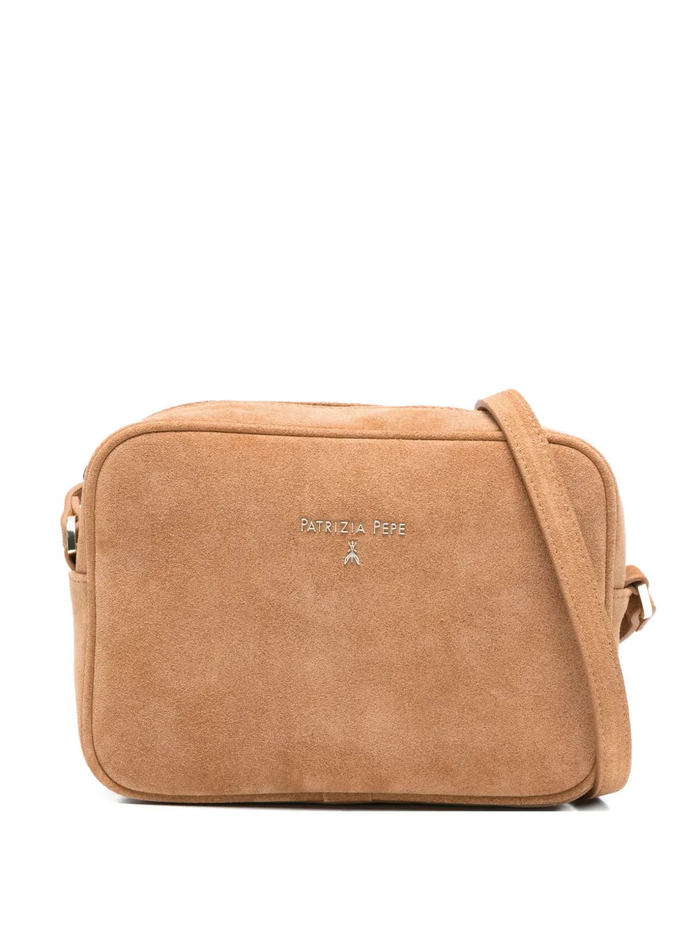 Patrizia Pepe suede crossbody bag - Toni neutri