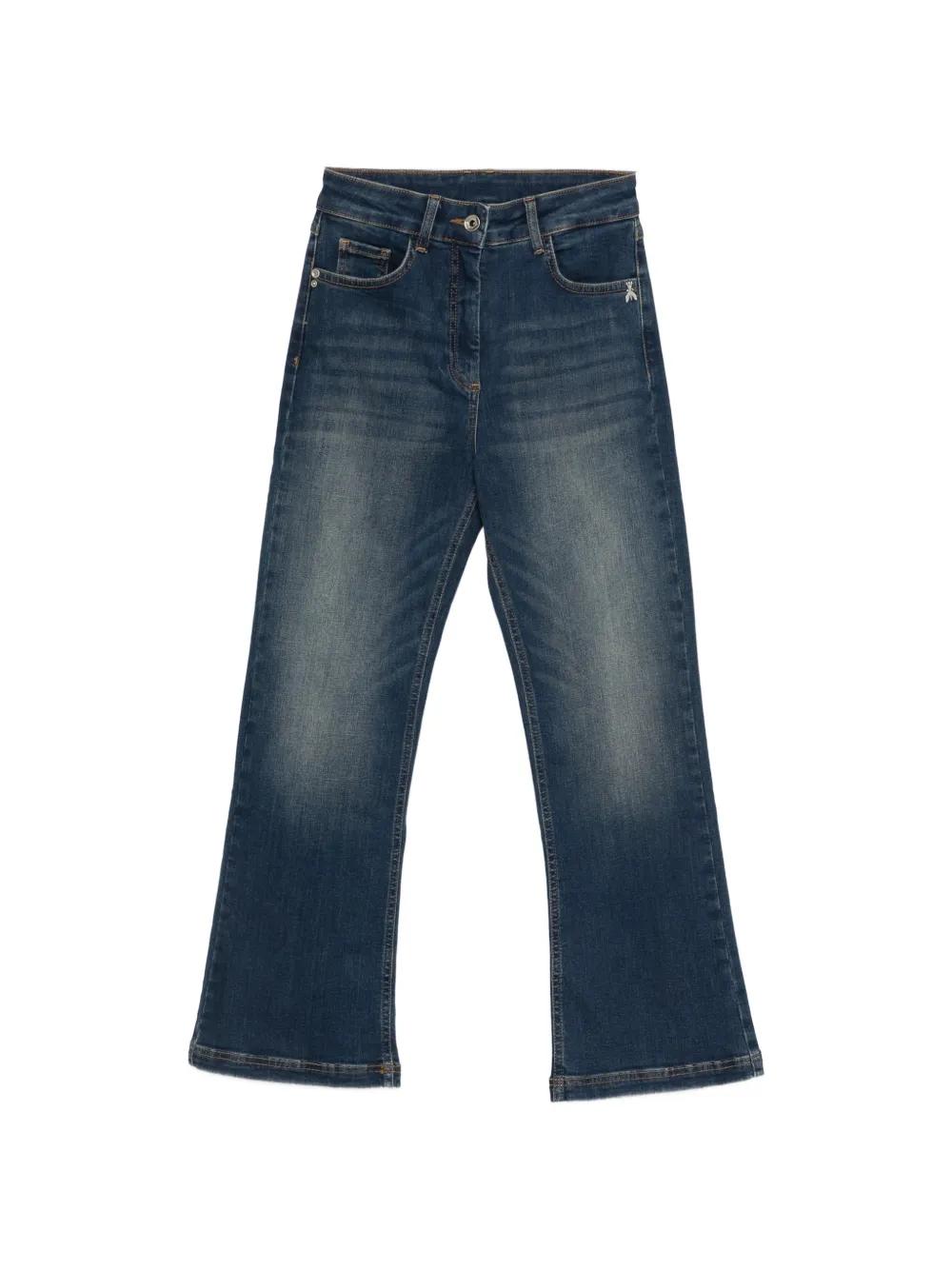 Patrizia Pepe logo-detail jeans - Blu