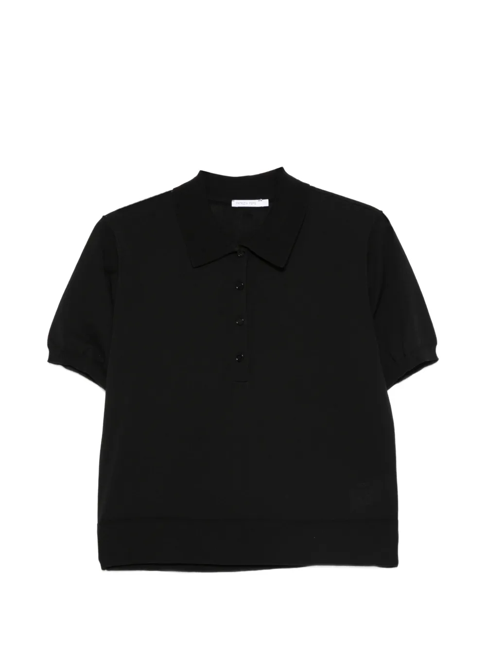 Patrizia Pepe black polo top - Nero