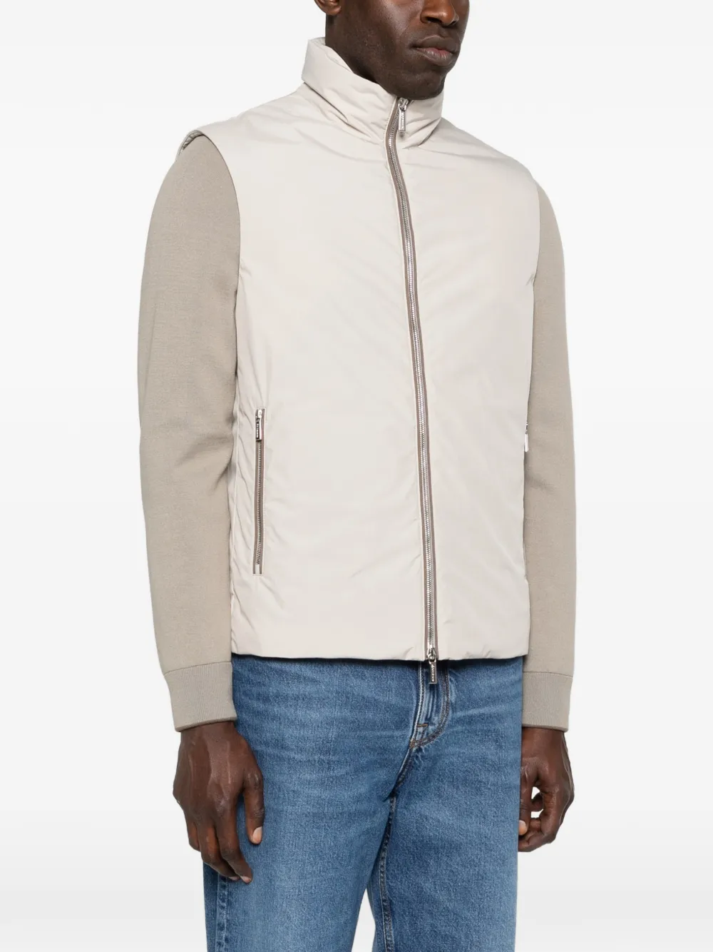 Moorer Jack met rits Beige