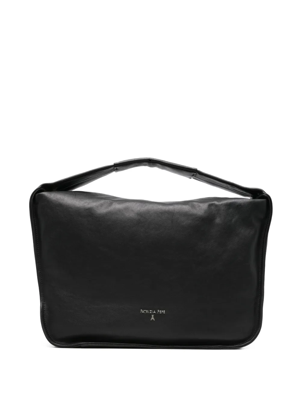 Patrizia Pepe goat skin shoulder bag - Nero