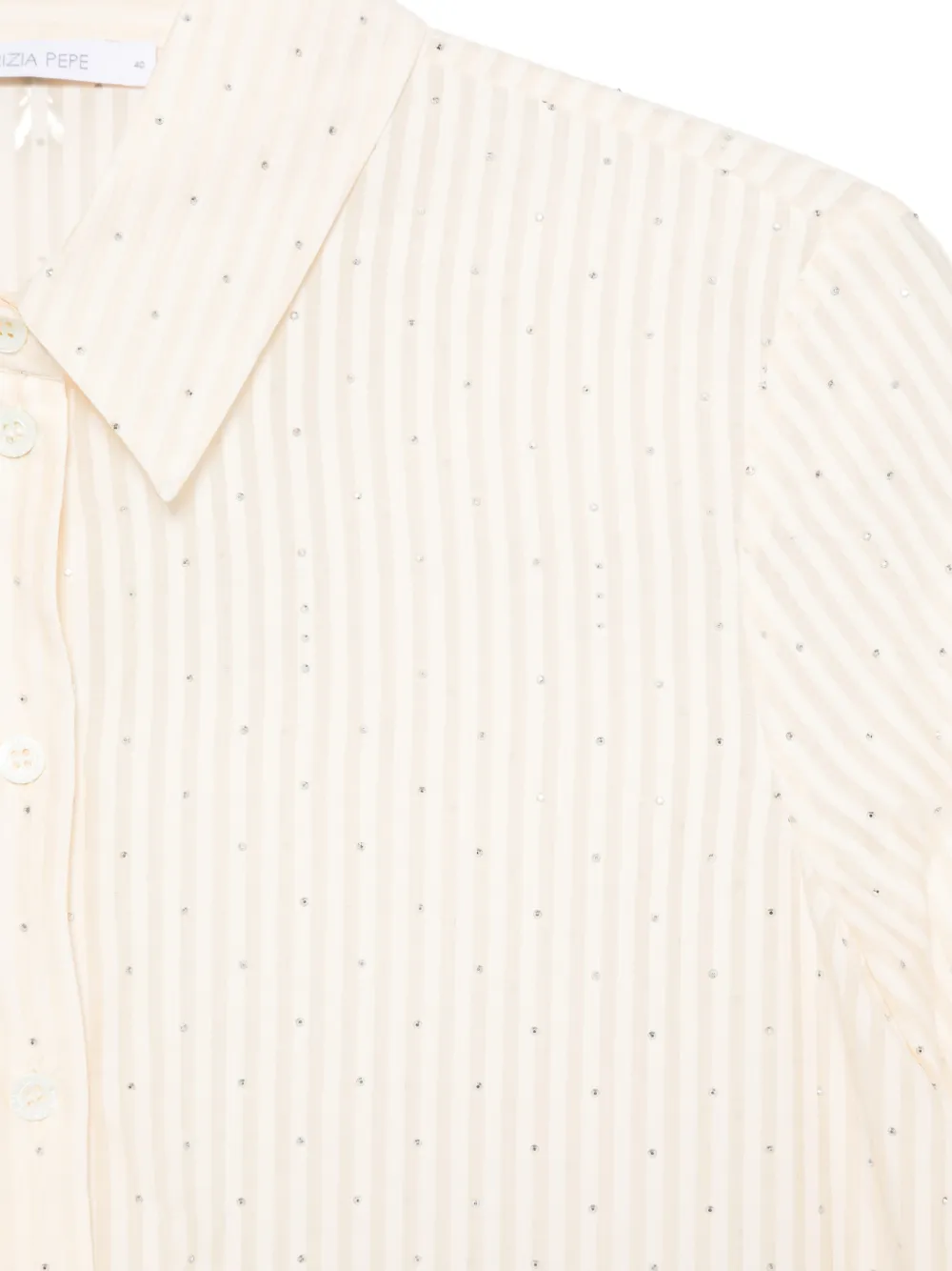  Patrizia Pepe Striped-pattern Shirt - Neutrals 