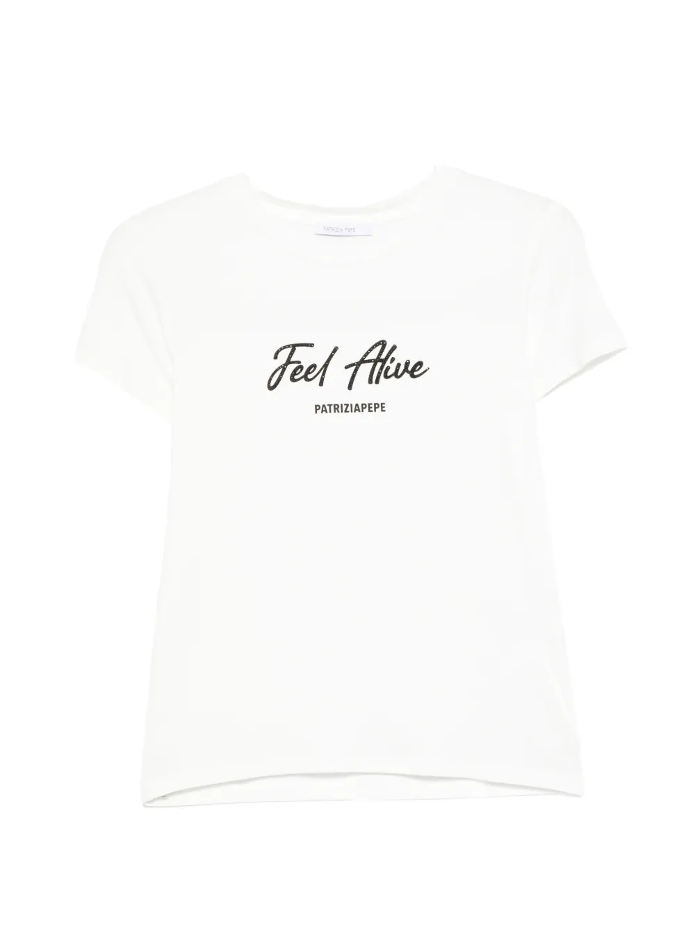 Patrizia Pepe logo-print T-shirt - Bianco