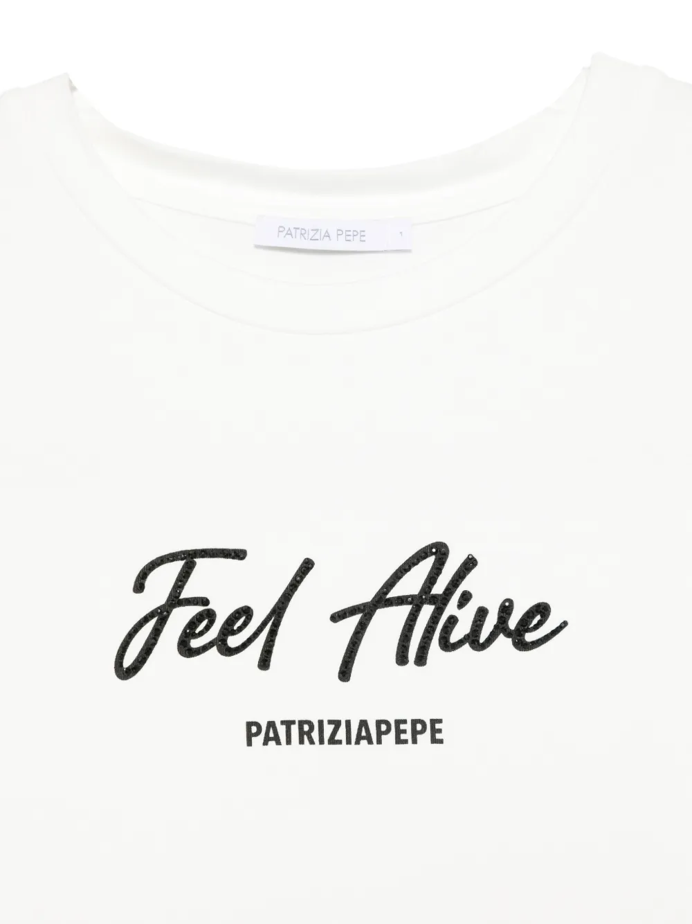 Patrizia Pepe T-shirt met logoprint Wit