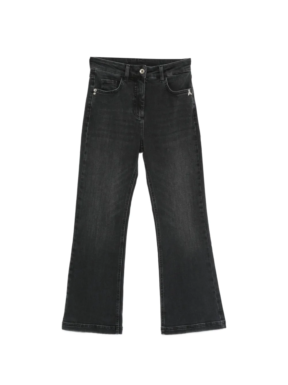 Patrizia Pepe cotton flared denim jeans - Schwarz