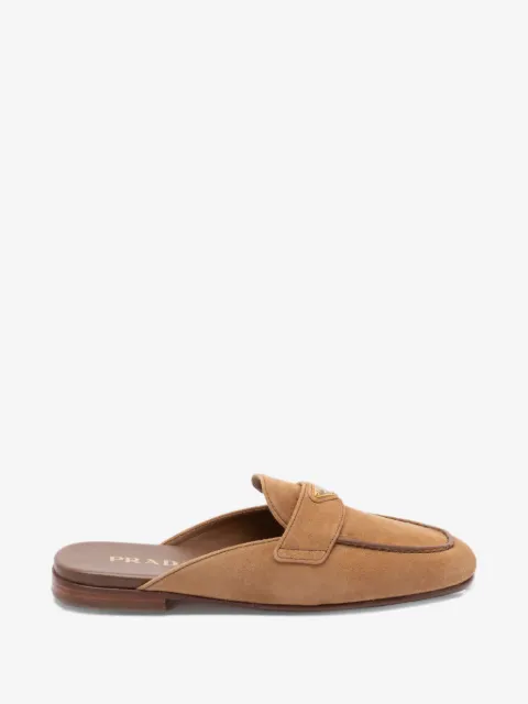Prada logo-detail flat mules