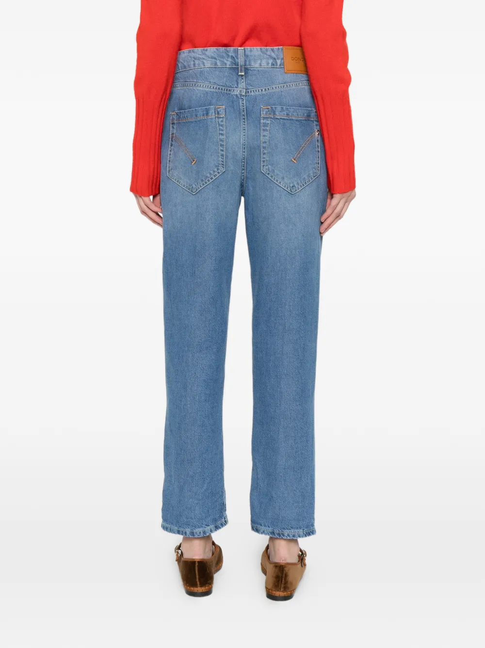 DONDUP Denim jeans met knopen Blauw