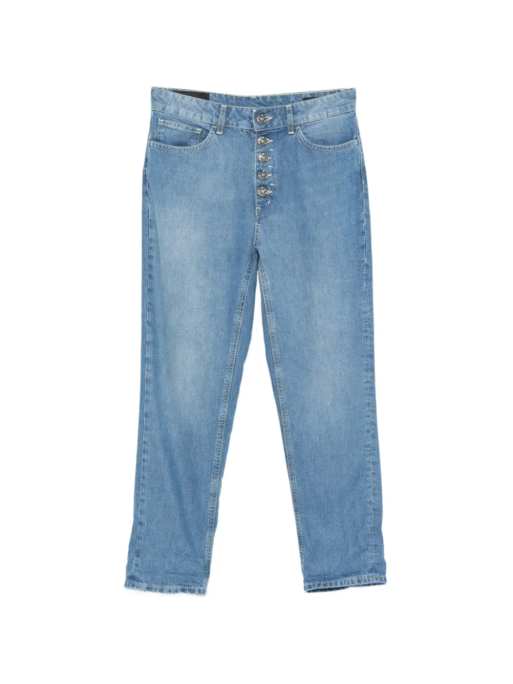 DONDUP buttoned denim jeans - Blu