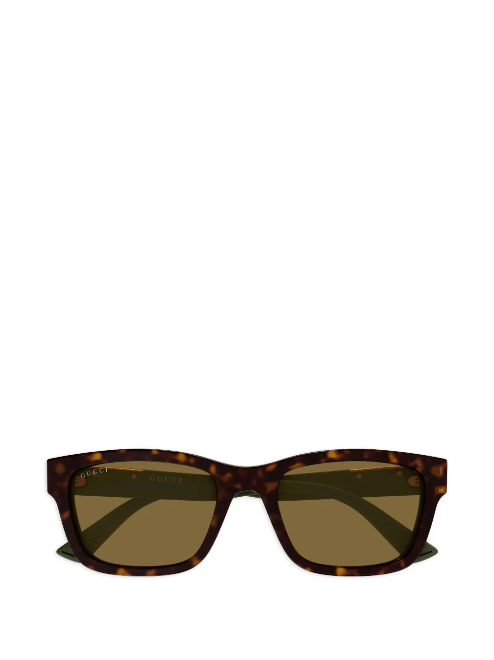 Gucci Eyewear rectangle-frame sunglasses - Marrone