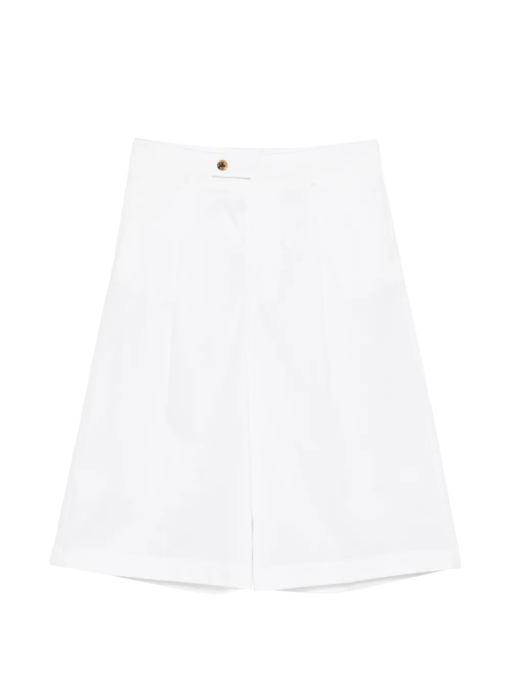 Berwich Linda buttoned shorts - White