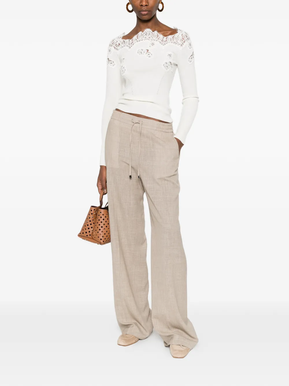 Patrizia Drawstring Palazzo Pants