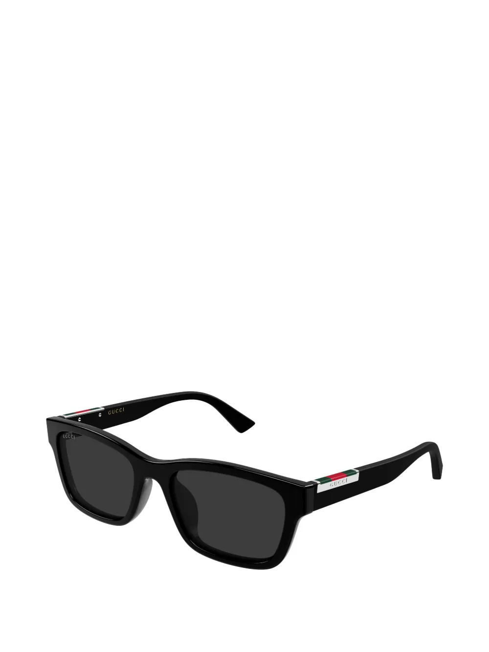 Gucci Eyewear Zonnebril met vierkant montuur Zwart