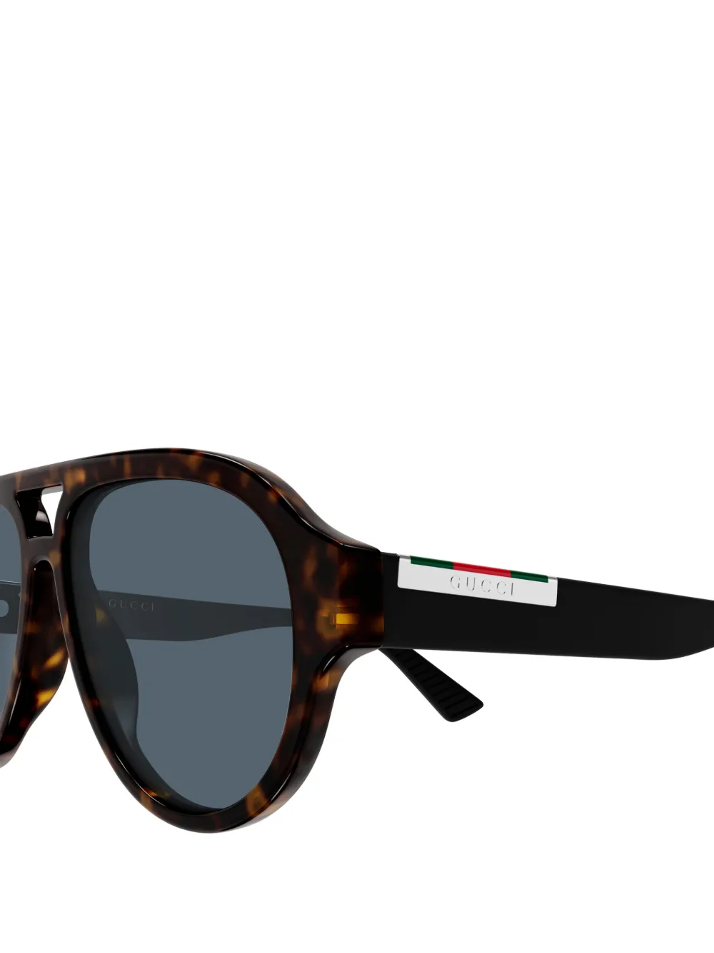 Gucci Eyewear Zonnebril met piloten montuur Bruin