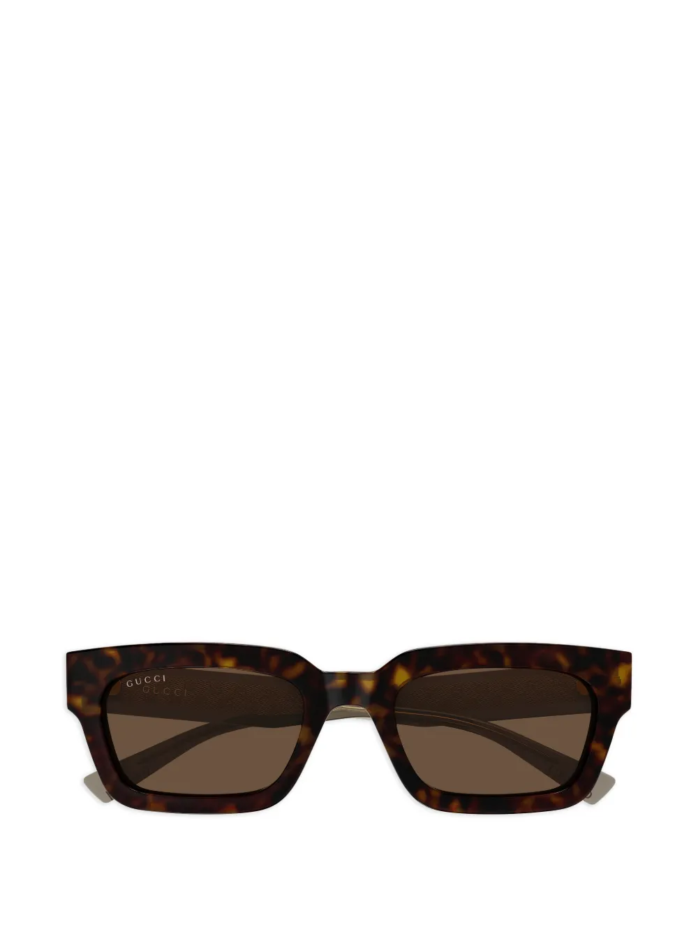 Gucci Eyewear geometric-frame sunglasses - Marrone