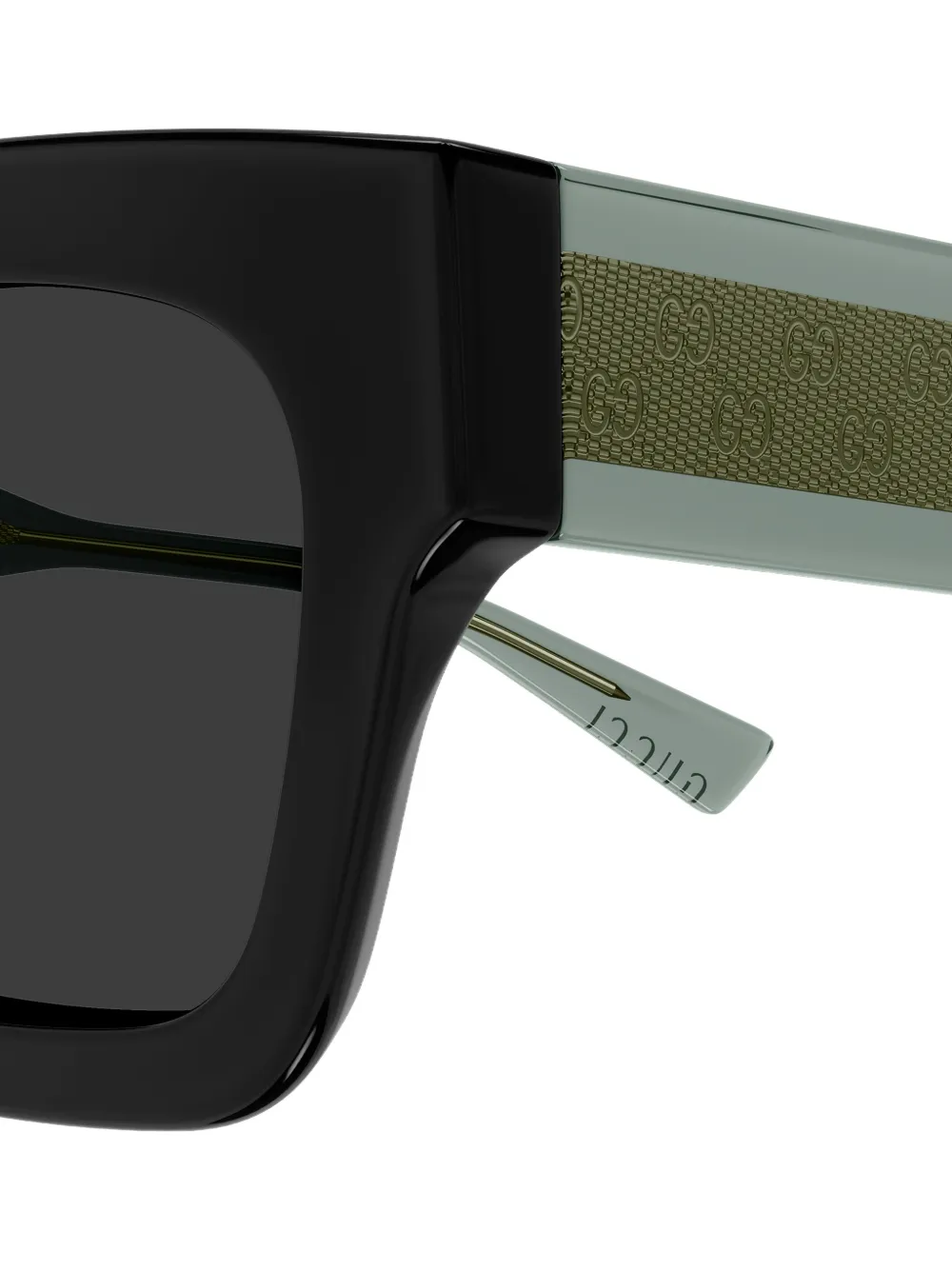  Gucci Eyewear Occhiali Da Sole Squadrati - Nero 