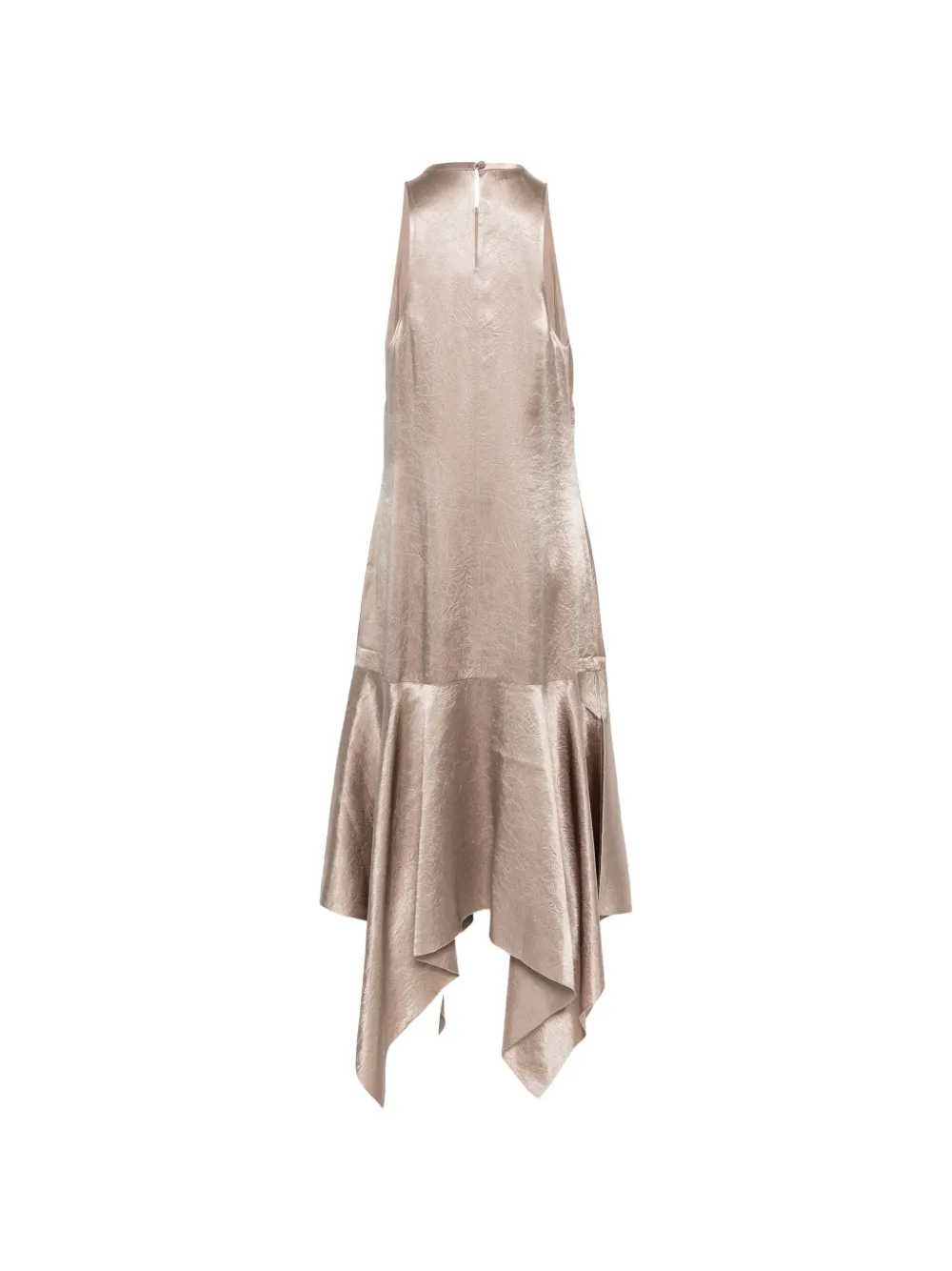 Asymmetrical Flounce Dress