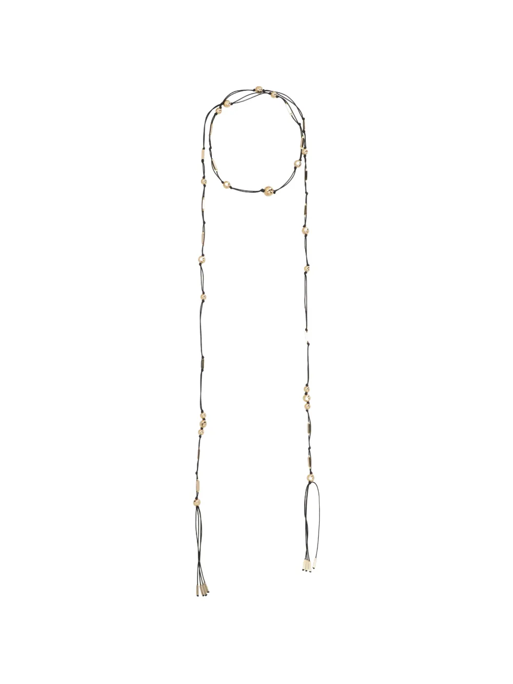 ISABEL MARANT beaded necklace - Nero