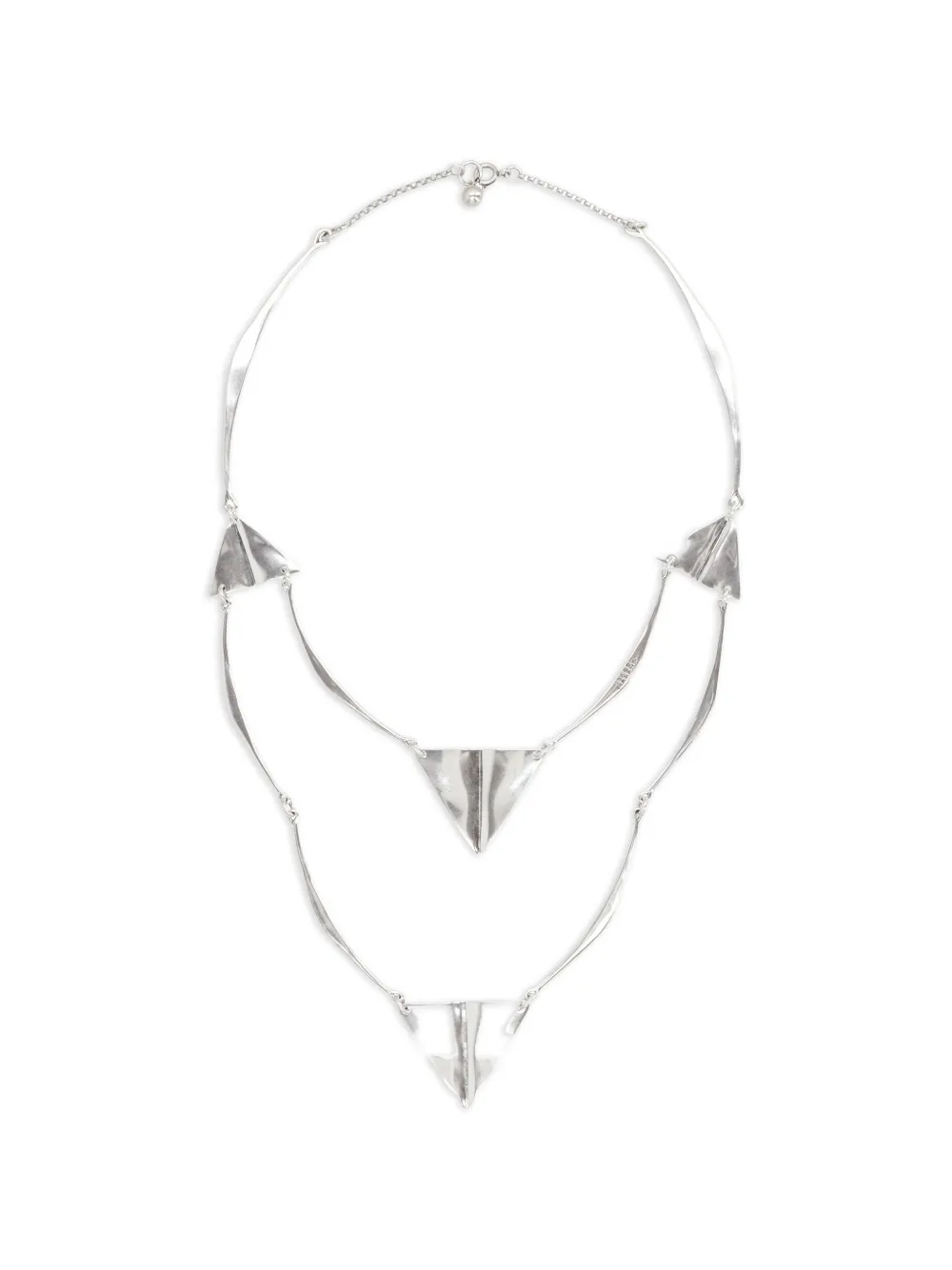  Isabel Marant Blair Triangle-pendant Necklace - Silver 