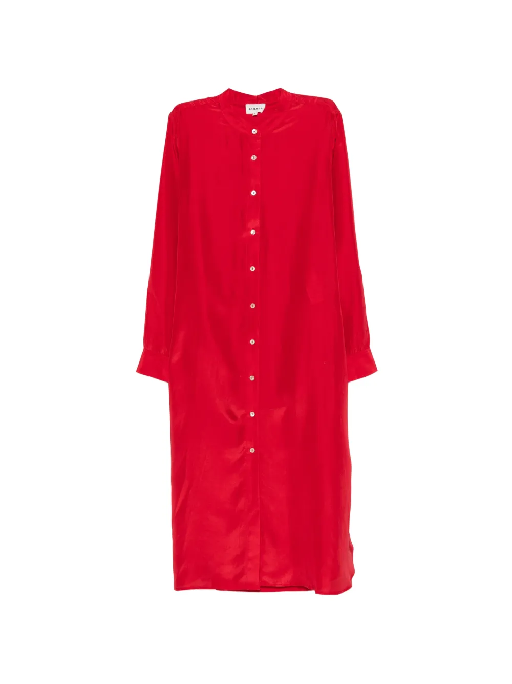 P.A.R.O.S.H. buttoned midi dress - Rosso