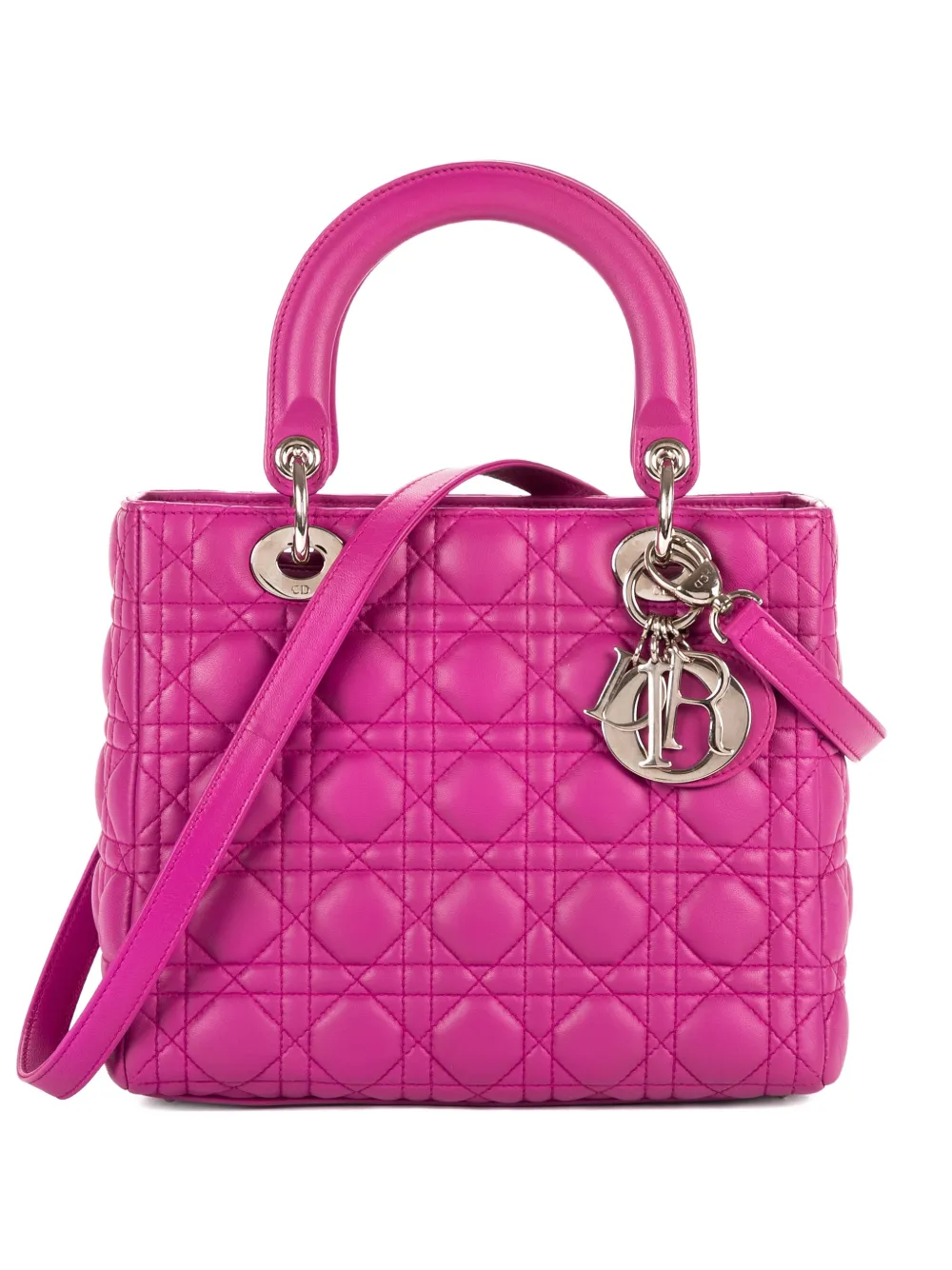 Christian Dior Pre-Owned medium Lady Dior handbag - Rosa