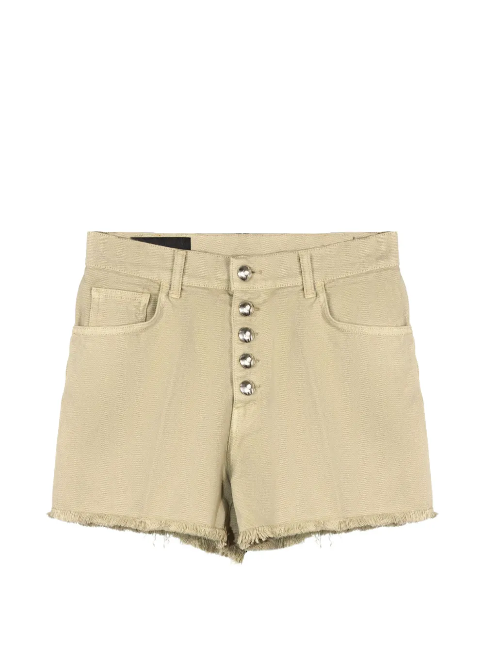 DONDUP buttoned frayed shorts - Toni neutri