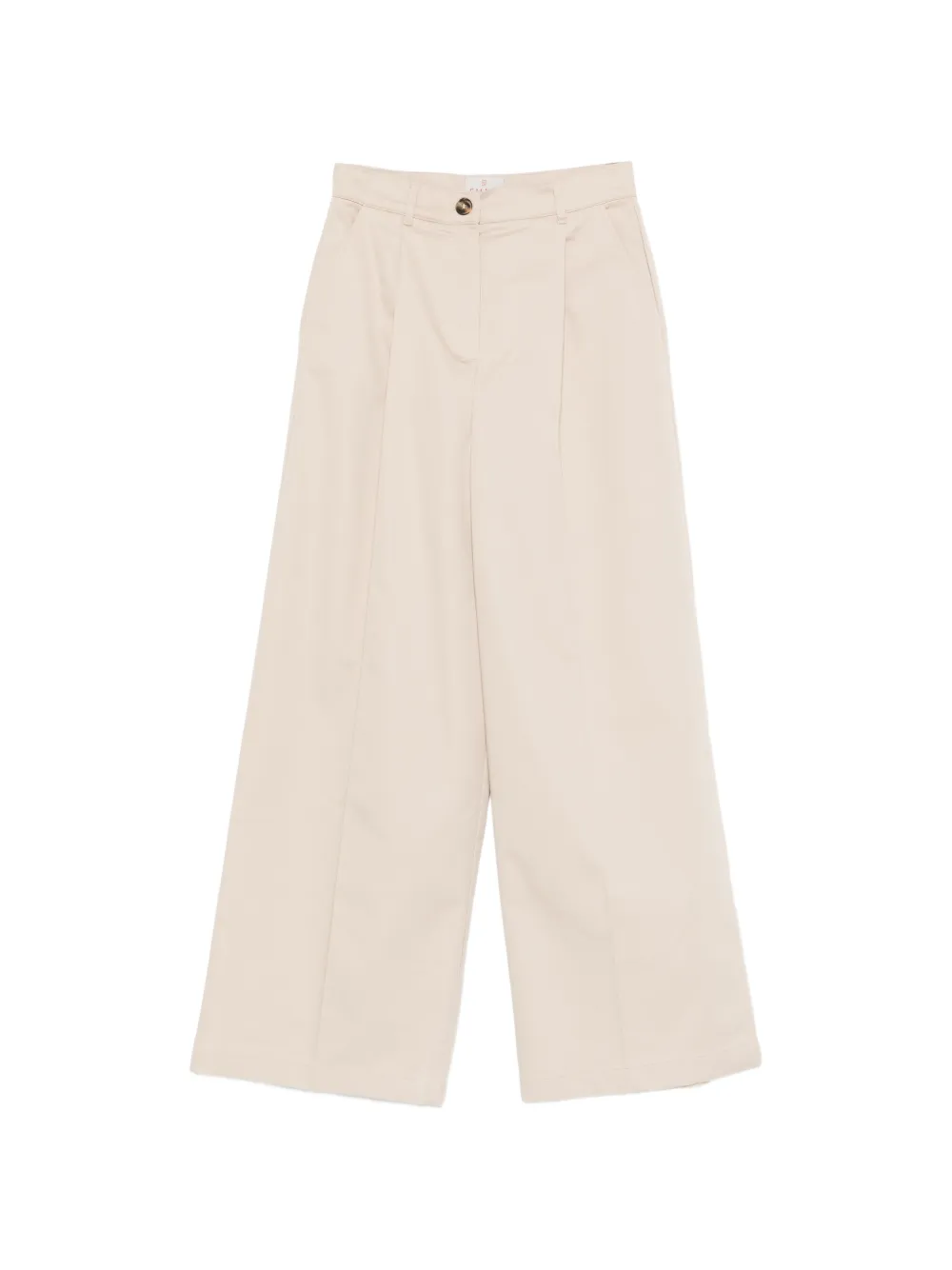 Marella pleated palazzo pants - Toni neutri