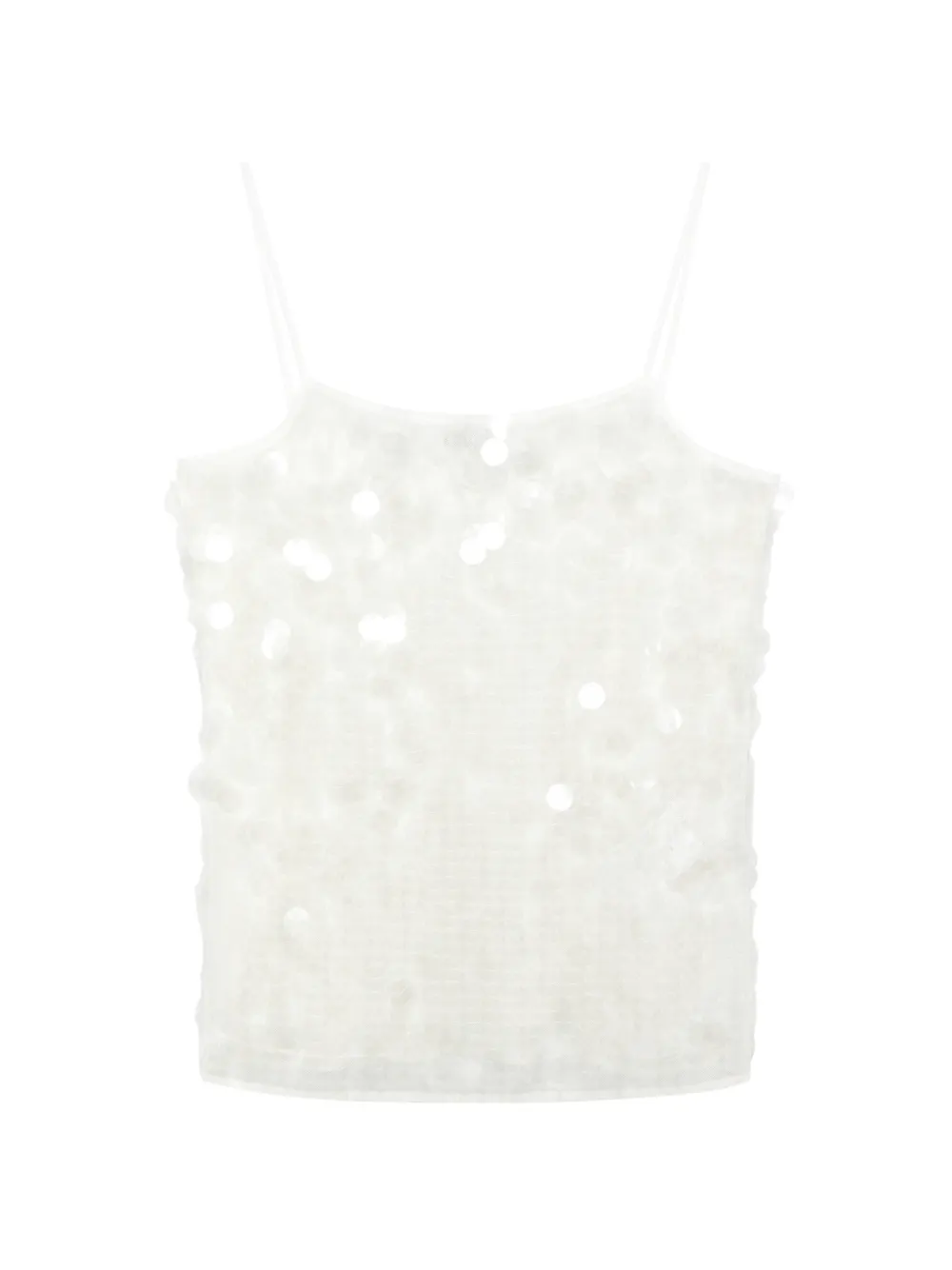 Marella Mela sequin strap top - Toni neutri