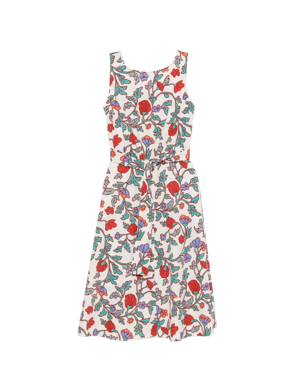 Pennyblack floral-print belted midi dress - Toni neutri