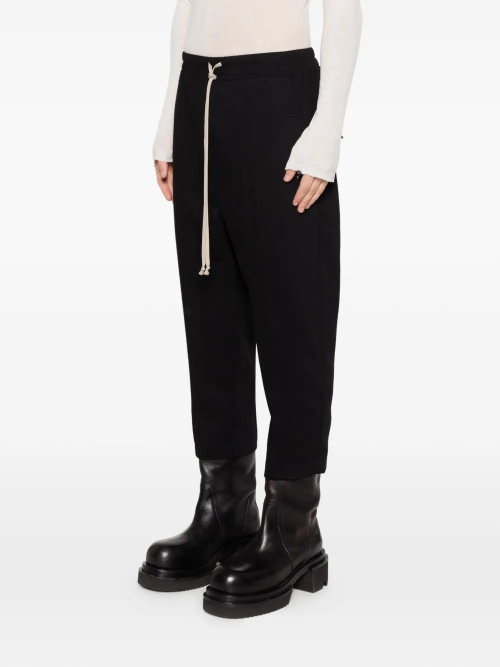 Rick Owens Cropped broek Zwart