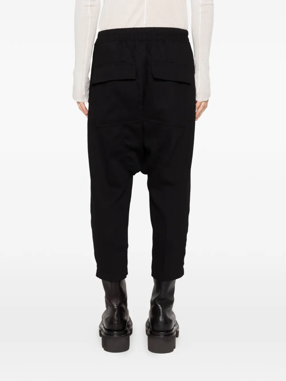Drawstring Cropped Trousers