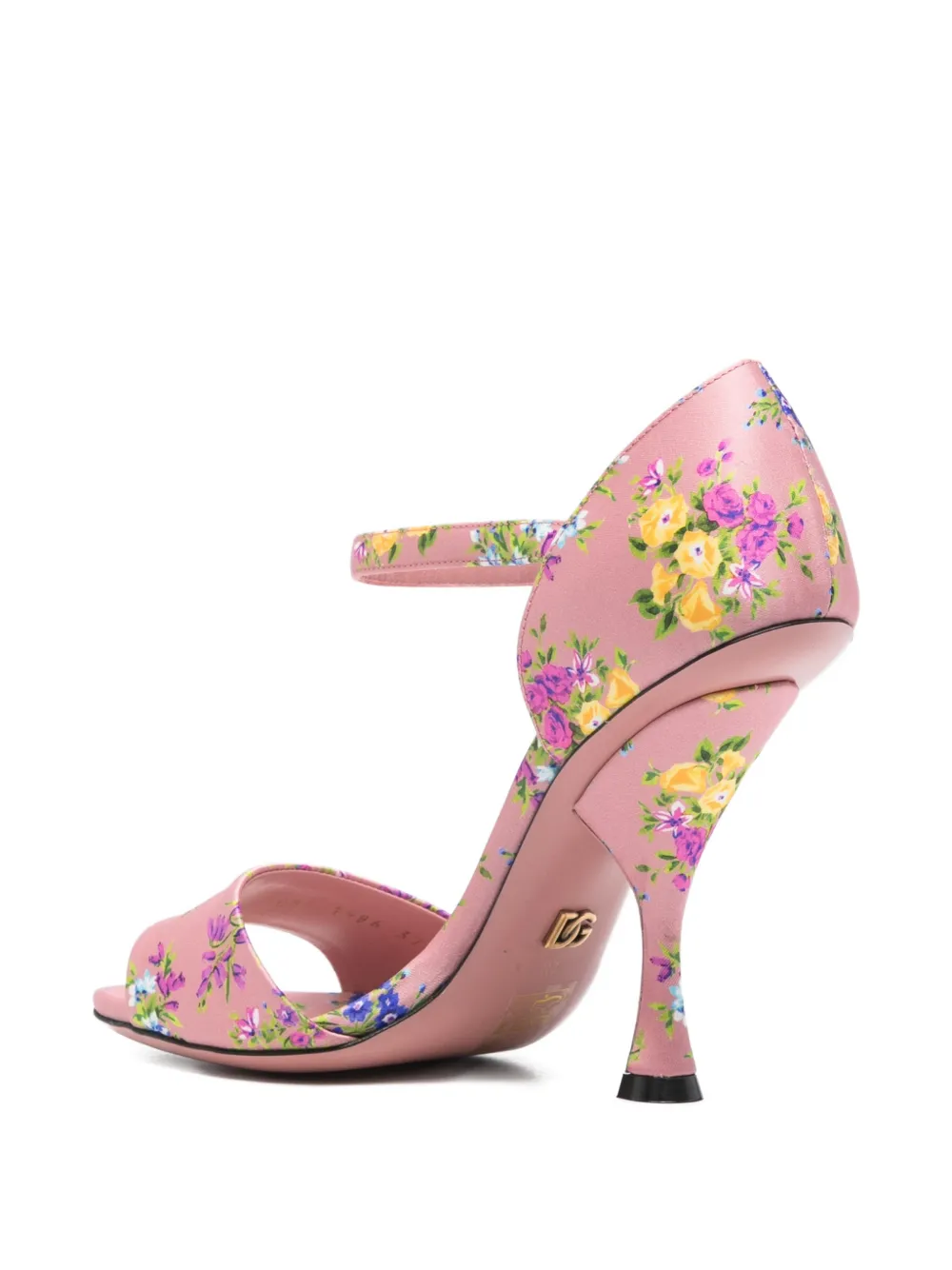 Dolce & Gabbana Sandalen met gesp en bloemdetail Roze
