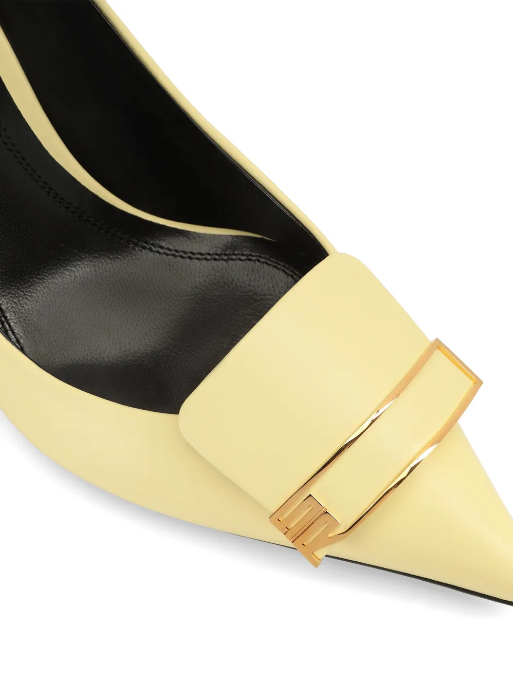 Sergio Rossi Leren pumps Geel